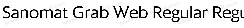 Sanomat Grab Web Regular Regular字体转换